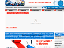 Tablet Screenshot of ankaraboyabadanaci.com